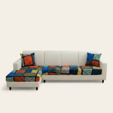 Sofa Cushion Cover – Patchwork Print – Multicolor