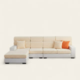 Sofa Cushion Cover – Plain Stretch – Bouclé Sand