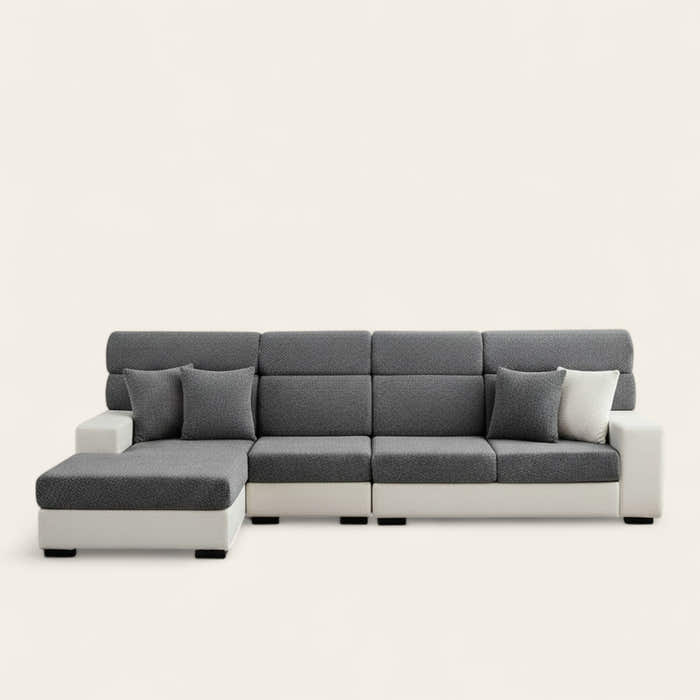 Sofa Cushion Cover – Plain Stretch – Charcoal