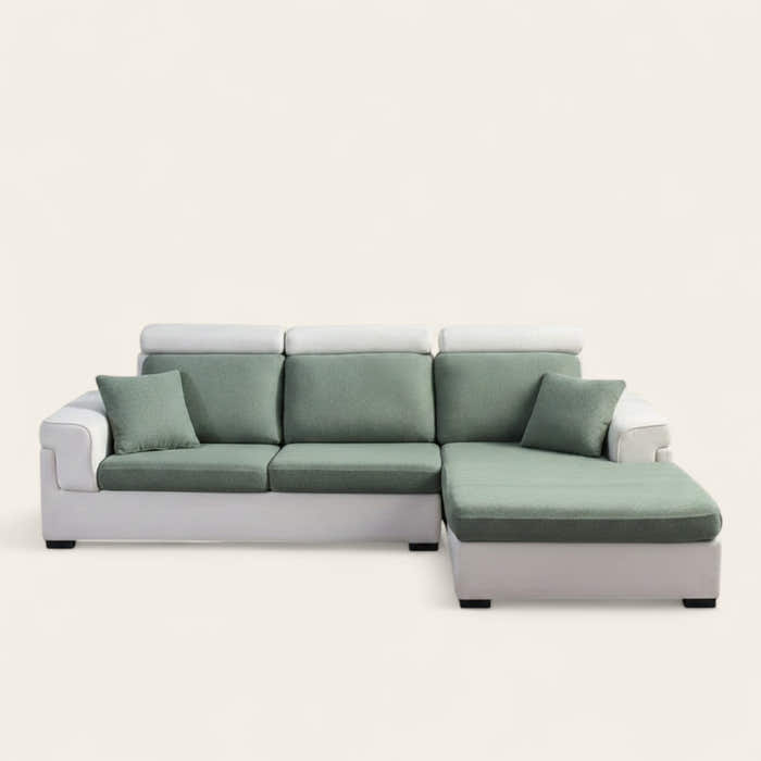Sofa Cushion Cover – Plain Stretch Compact – Sage Mist