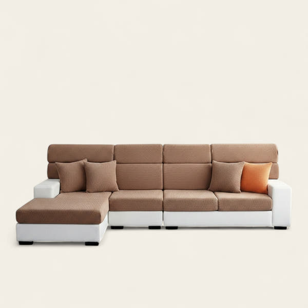 Sofa Cushion Cover – Plain Stretch – Espresso