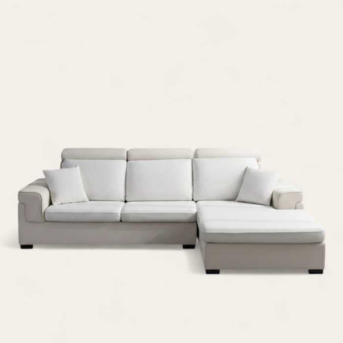 Sofa Cushion Cover – Plain Stretch – Ivory Cream