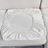 Sofa Cushion Cover – Plain Stretch – Ivory Cream