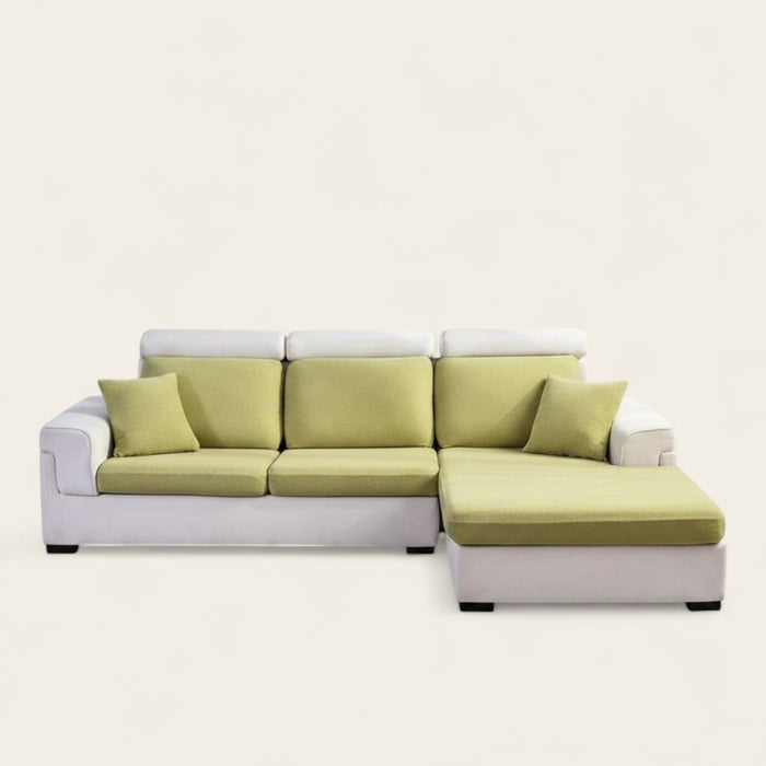 Sofa Cushion Cover – Plain Stretch – Lime Mist