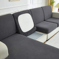 Sofa Cushion Cover – Plain Stretch Sectional – Charcoal