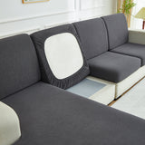 Sofa Cushion Cover – Plain Stretch Sectional – Charcoal