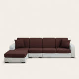 Sofa Cushion Cover – Plain Stretch Sectional – Espresso