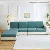 Sofa Cushion Cover – Plain Stretch Sectional – Forest