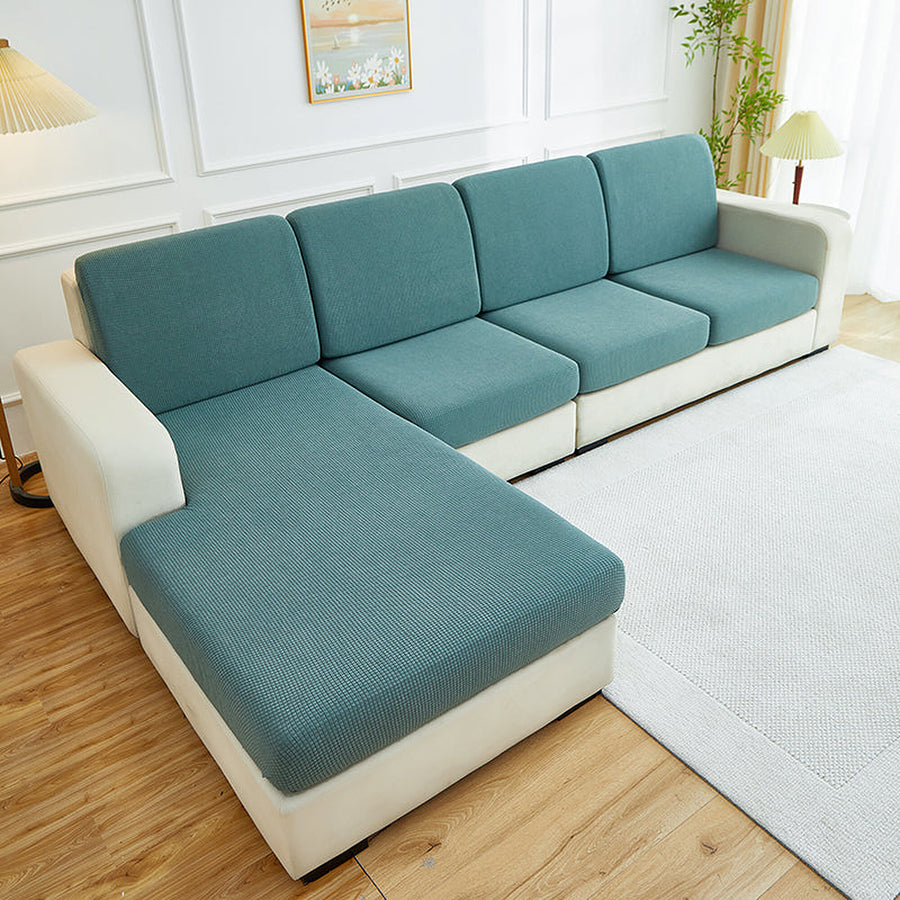 Sofa Cushion Cover – Plain Stretch Sectional – Forest