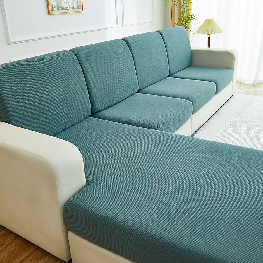 Sofa Cushion Cover – Plain Stretch Sectional – Forest