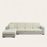Sofa Cushion Cover – Plain Stretch Sectional – Ivory Cream