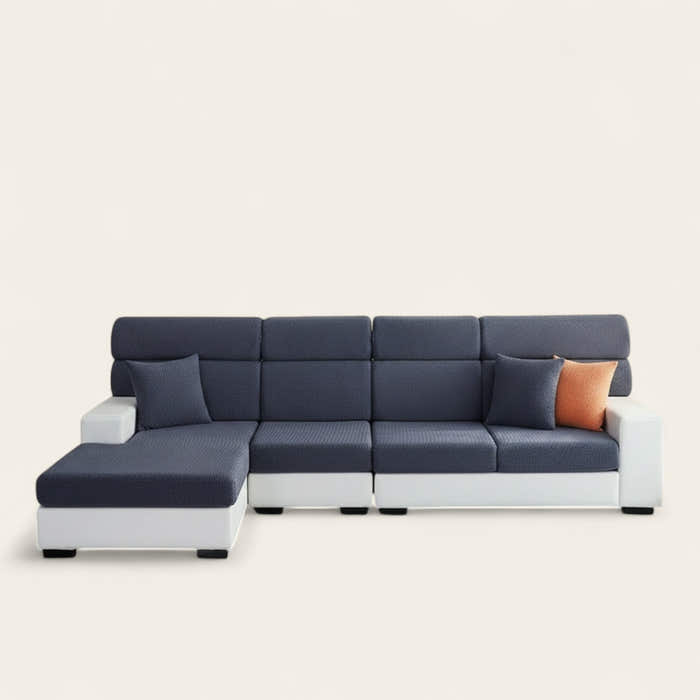 Sofa Cushion Cover – Plain Stretch Sectional – Midnight Navy