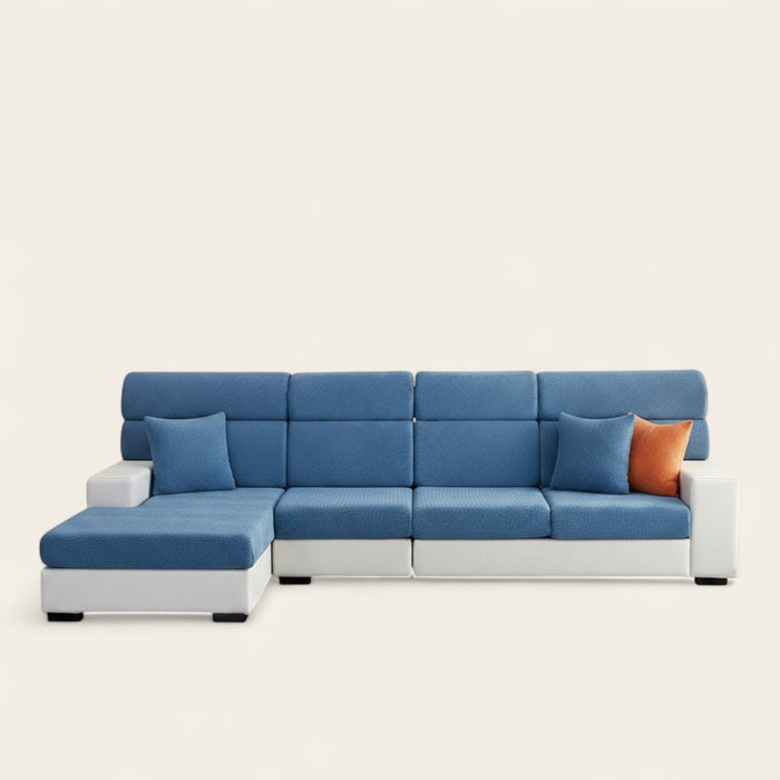 Sofa Cushion Cover – Plain Stretch – Sky Mist