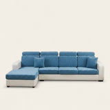 Sofa Cushion Cover – Plain Stretch – Stormy Blue