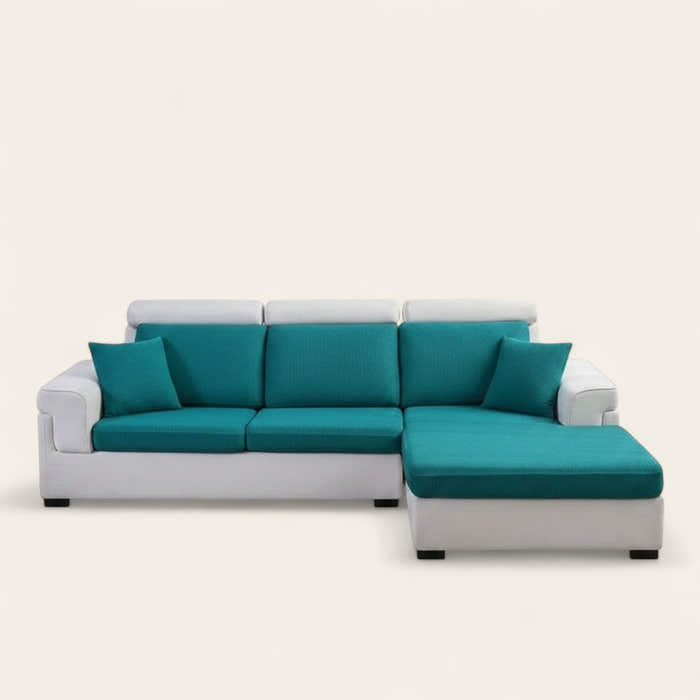 Sofa Cushion Cover – Plain Stretch – Teal