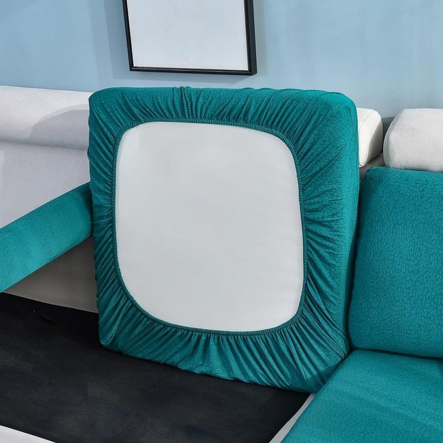 Sofa Cushion Cover – Plain Stretch – Teal