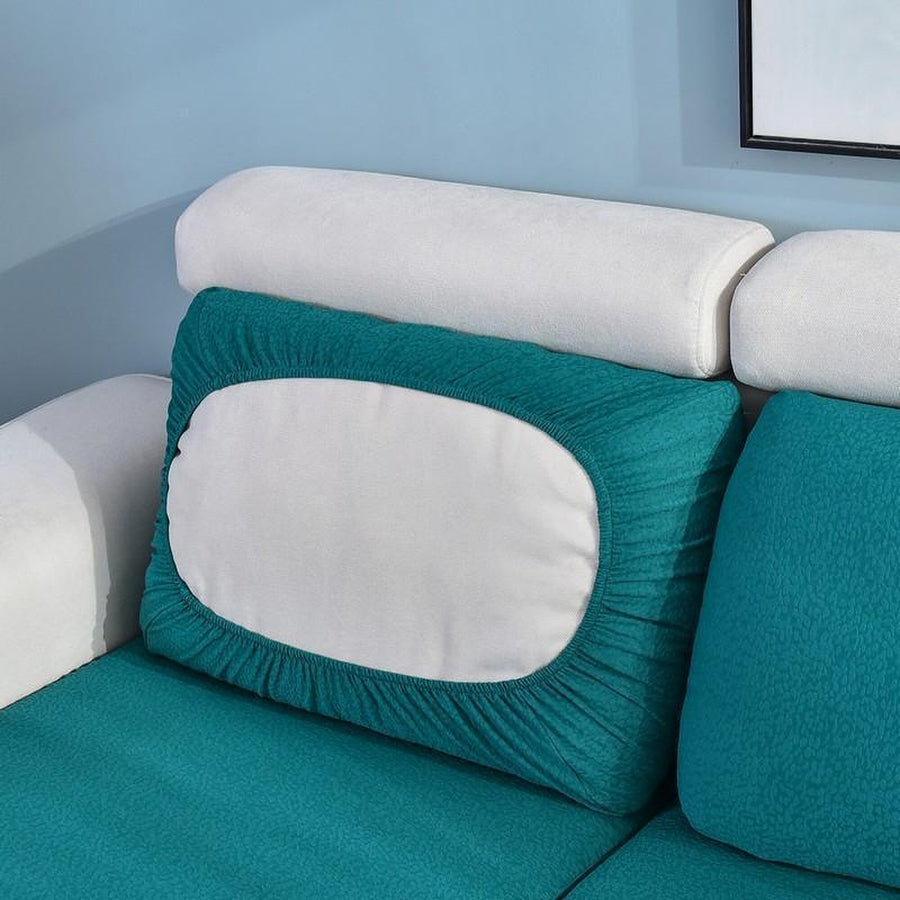 Sofa Cushion Cover – Plain Stretch – Teal