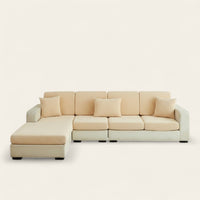 Sofa Cushion Cover – Plain Stretch Wide – Bouclé Sand