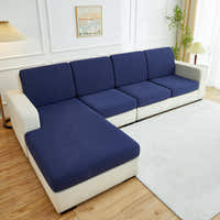 Sofa Cushion Cover – Plain Stretch Wide – Midnight Navy