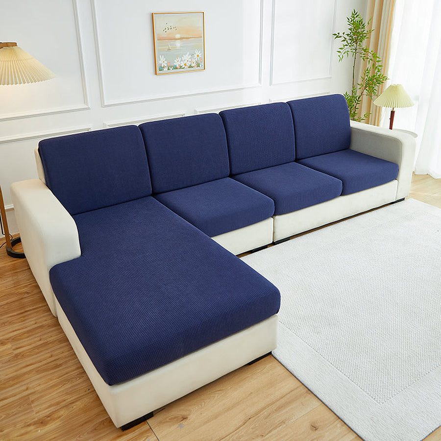 Sofa Cushion Cover – Plain Stretch Wide – Midnight Navy