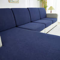 Sofa Cushion Cover – Plain Stretch Wide – Midnight Navy