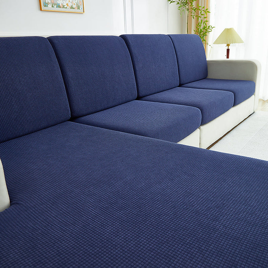 Sofa Cushion Cover – Plain Stretch Wide – Midnight Navy