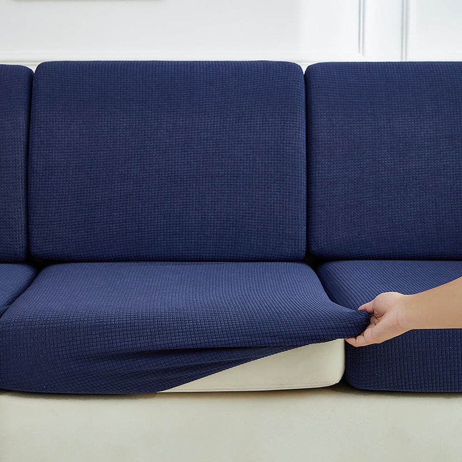Sofa Cushion Cover – Plain Stretch Wide – Midnight Navy