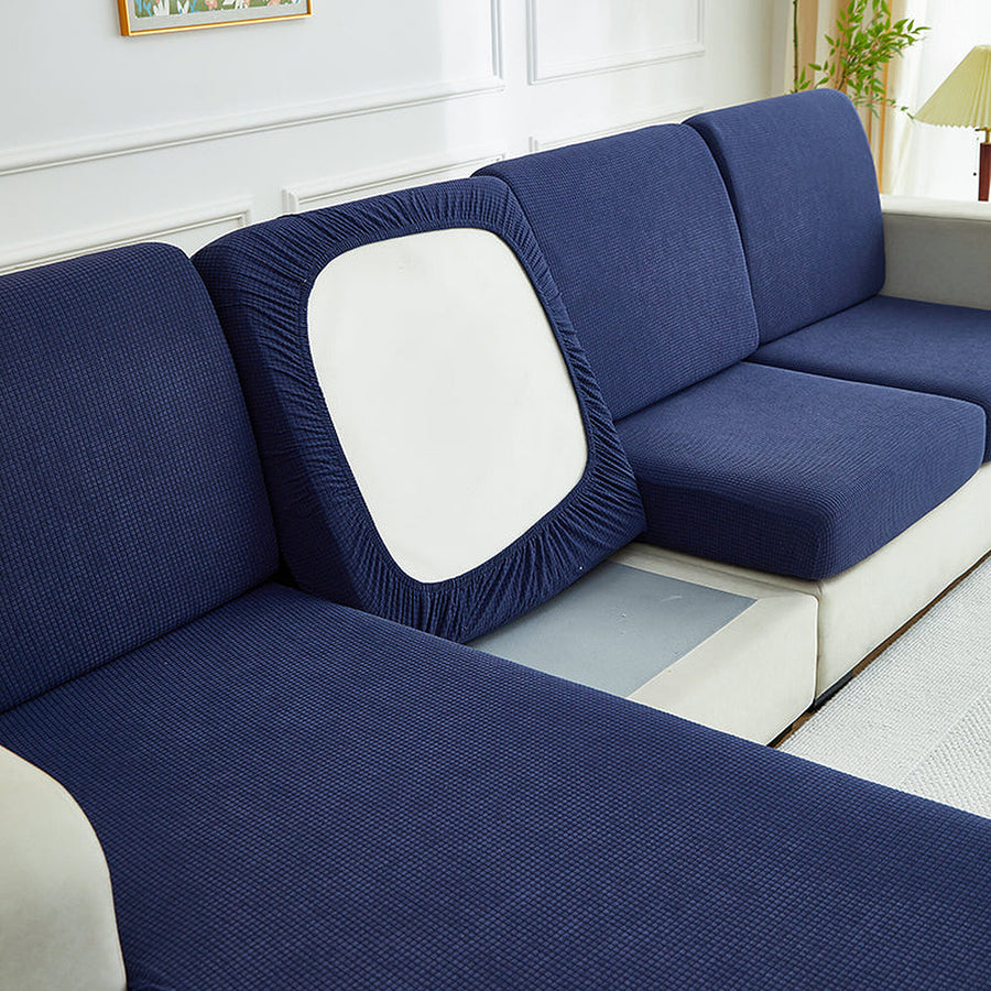 Sofa Cushion Cover – Plain Stretch Wide – Midnight Navy