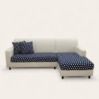 Sofa Cushion Cover – Polka Dot – Midnight Navy