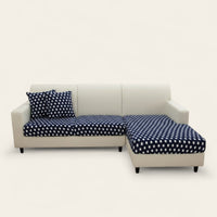 Sofa Cushion Cover – Polka Dot – Midnight Navy