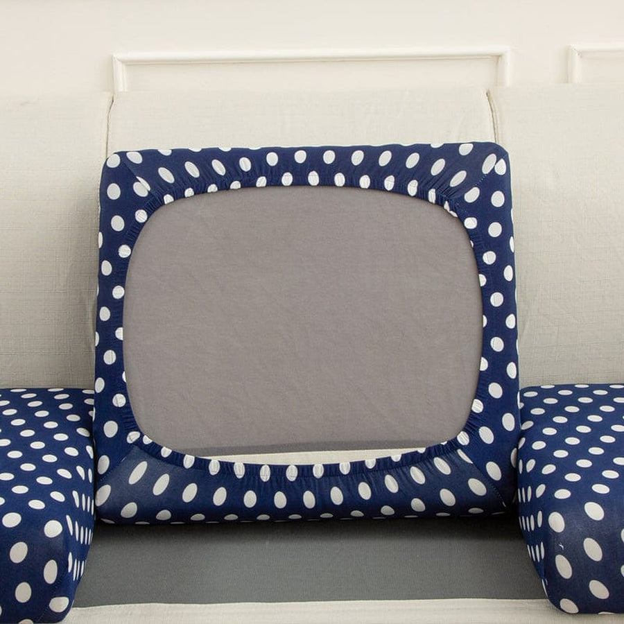 Sofa Cushion Cover – Polka Dot – Midnight Navy