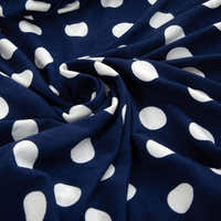 Sofa Cushion Cover – Polka Dot – Midnight Navy