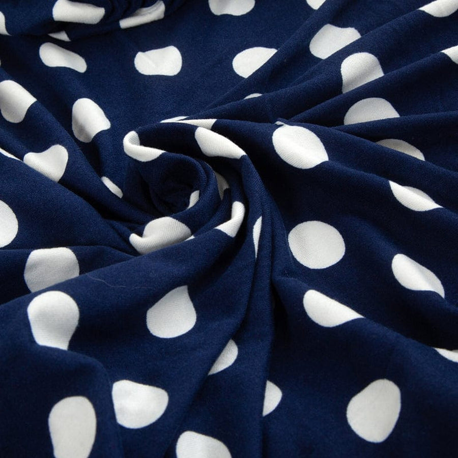 Sofa Cushion Cover – Polka Dot – Midnight Navy
