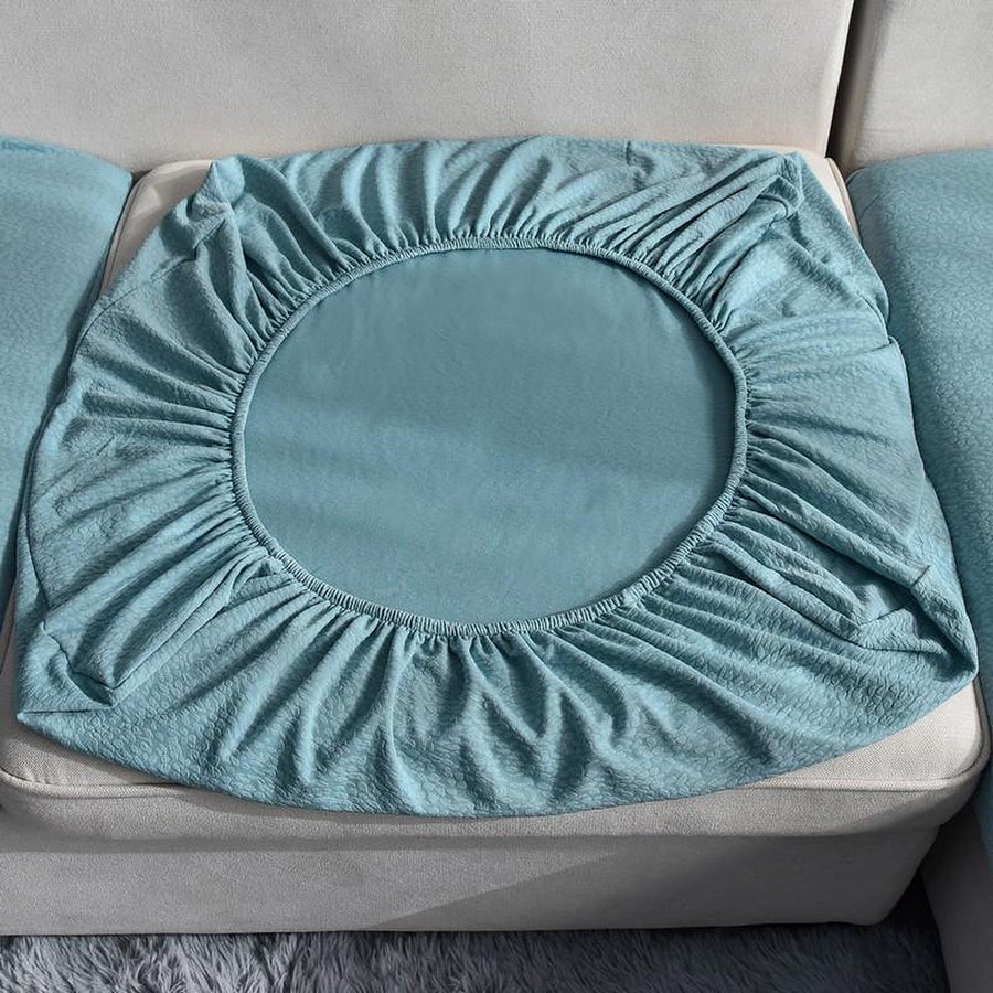 Sofa Cushion Cover – Plain Stretch Wide – Sky Mist