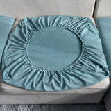 Sofa Cushion Cover – Plain Stretch Wide – Sky Mist