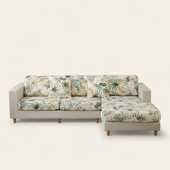 Sofa Cushion Cover – Tropical Spring – Sage Mist
