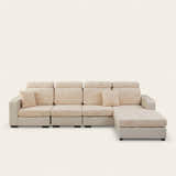 Sofa Cushion Cover – Velvet – Ivory Cream