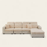 Sofa Cushion Cover – Velvet – Ivory Cream