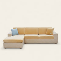Sofa Cushion Cover – Velvet Plush – Honey