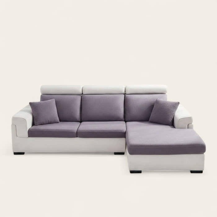 Sofa Cushion Cover – Velvet Plush – Lavender Mist