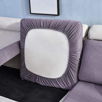Sofa Cushion Cover – Velvet Plush – Lavender Mist