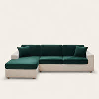 Sofa Cushion Cover – Velvet Plush Sectional – Forest