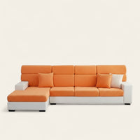 Sofa Cushion Cover – Velvet Plush – Terracotta