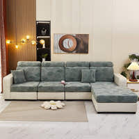 Sofa Cushion Cover – Velvet Smooth – Sage Mist