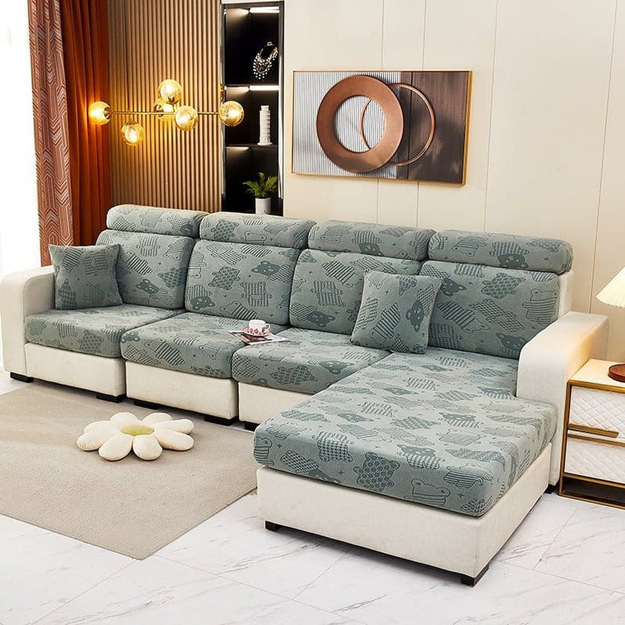Sofa Cushion Cover – Velvet Smooth – Sage Mist