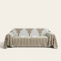 Sofa Throw – Aztec Stripe – Caramel
