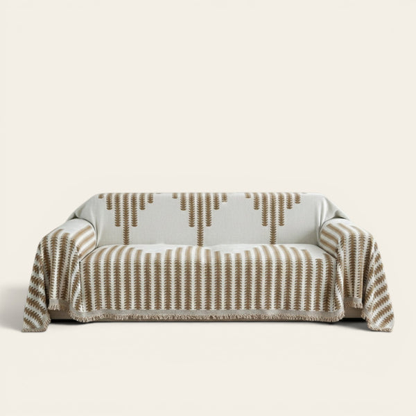Sofa Throw – Aztec Stripe – Caramel