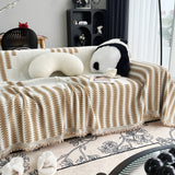 Sofa Throw – Aztec Stripe – Caramel