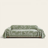 Sofa Throw – Botanical Print – Sage Mist