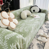 Sofa Throw – Botanical Print – Sage Mist